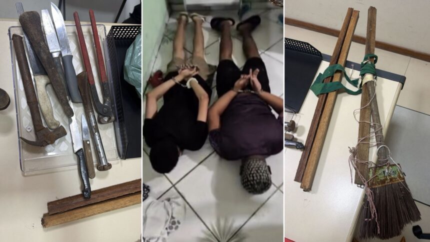 Polícia Civil prende trio acusado de torturar jovens por “desconfiança” sobre venda de drogas em Casimiro de Abreu Polícia Civil prende trio acusado de torturar jovens por “desconfiança” sobre venda de drogas em Casimiro de Abreu