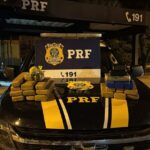 Homem é preso dentro de ônibus em Campos após ser flagrado com drogas na mochila