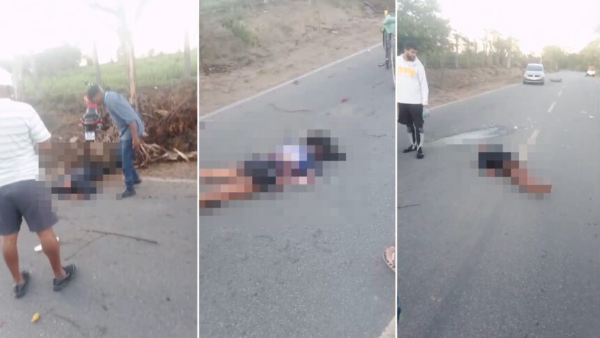 Três pessoas são socorridas em estado grave após grave acidente de moto em Campos