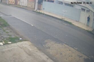 Imagens mostram último momento em que homem foi visto após matar ex-companheira em Campos