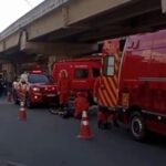 Acidente entre carro e moto deixa homem ferido em Campos
