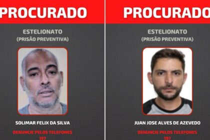 Polícia divulga imagens de foragidos da operação contra o golpe do “falso advogado” em Campos