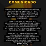 Após instabilidade, Folha da Manhã abre novo perfil no Instagram