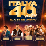 Shows nacionais, concursos e exposições: 40ª Festa de Italva começa nesta quinta-feira