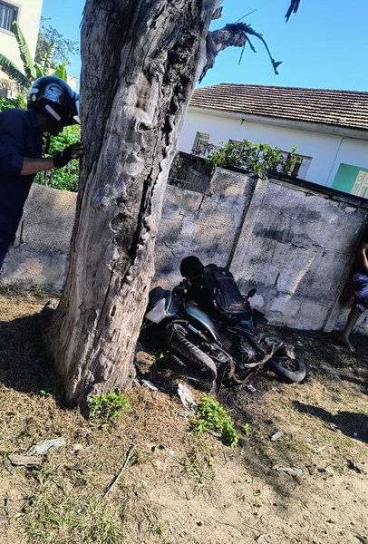 Motociclista fica em estado grave após acidente em Grussaí