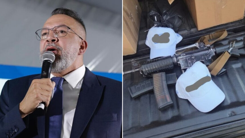 Ex-prefeito de Belford Roxo, Márcio Canella é preso em flagrante após PF achar fuzil dentro de seu carro Ex-prefeito de Belford Roxo, Márcio Canella é preso em flagrante após PF achar fuzil dentro de seu carro