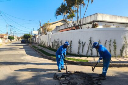 Operação Tapa Buracos se estende e chega ao Parque Corrientes em Campos