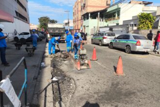 Operação Tapa Buracos se estende e chega ao Parque Turf Club em Campos
