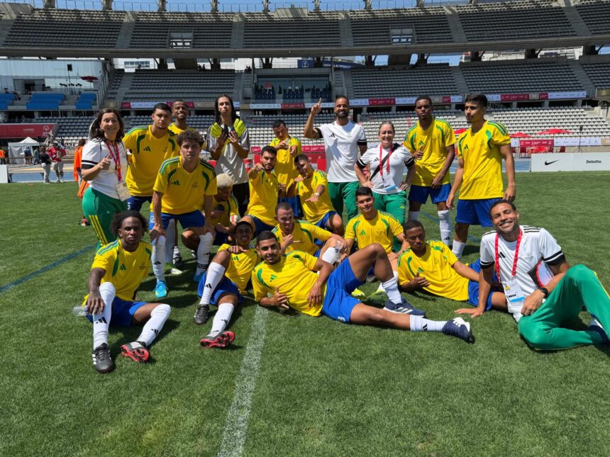 Seleção Brasileira composta por atletas do Paraesporte de Campos empata com Senegal e se classifica para a semifinal da Copa do Mundo Seleção Brasileira composta por atletas do Paraesporte de Campos empata com Senegal e se classifica para a semifinal da Copa do Mundo