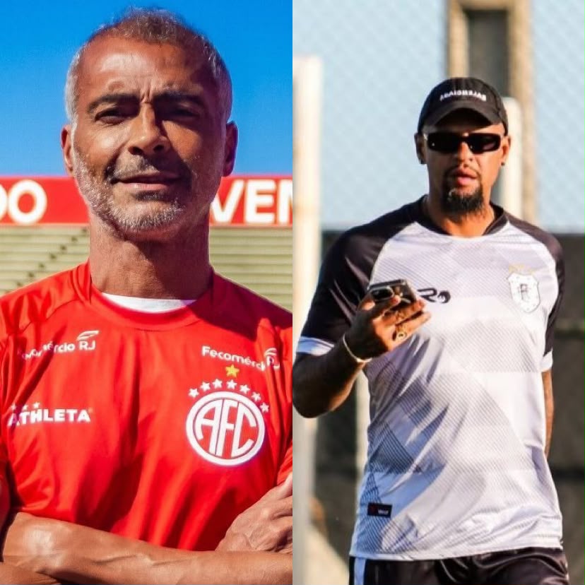 De multicampeões a dirigentes, Romário e Felipe Melo duelam pelo acesso à elite do Carioca De multicampeões a dirigentes, Romário e Felipe Melo duelam pelo acesso à elite do Carioca