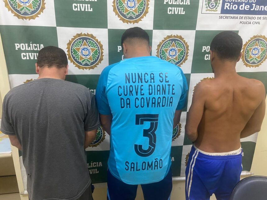 Ação policial em SJB prende apontado como chefe do tráfico no Açu e mais dois suspeitos Ação policial em SJB prende apontado como chefe do tráfico no Açu e mais dois suspeitos