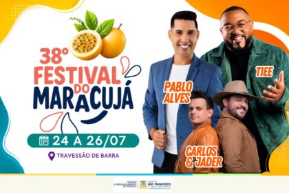 Prefeitura de SFI divulga programação do 38º Festival do Maracujá