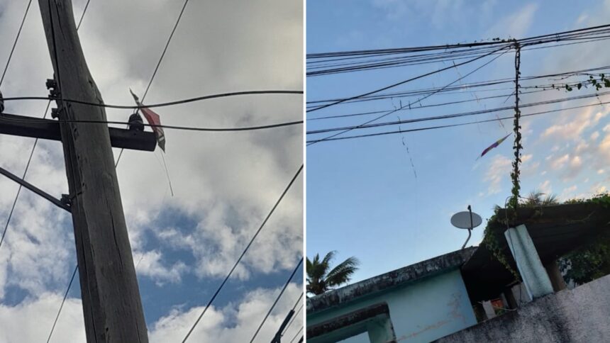 Campos lidera ranking de ocorrências com pipas em rede elétrica Campos lidera ranking de ocorrências com pipas em rede elétrica