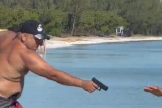 VÍDEO: identificado como policial civil, homem diz que arma apontada para velejador era de brinquedo