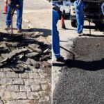 Operação Tapa Buracos se estende e chega ao Parque Leopoldina em Campos
