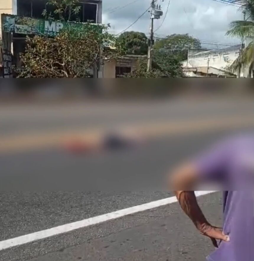 Homem morre após ser atropelado por caminhão na BR-101, em Campos