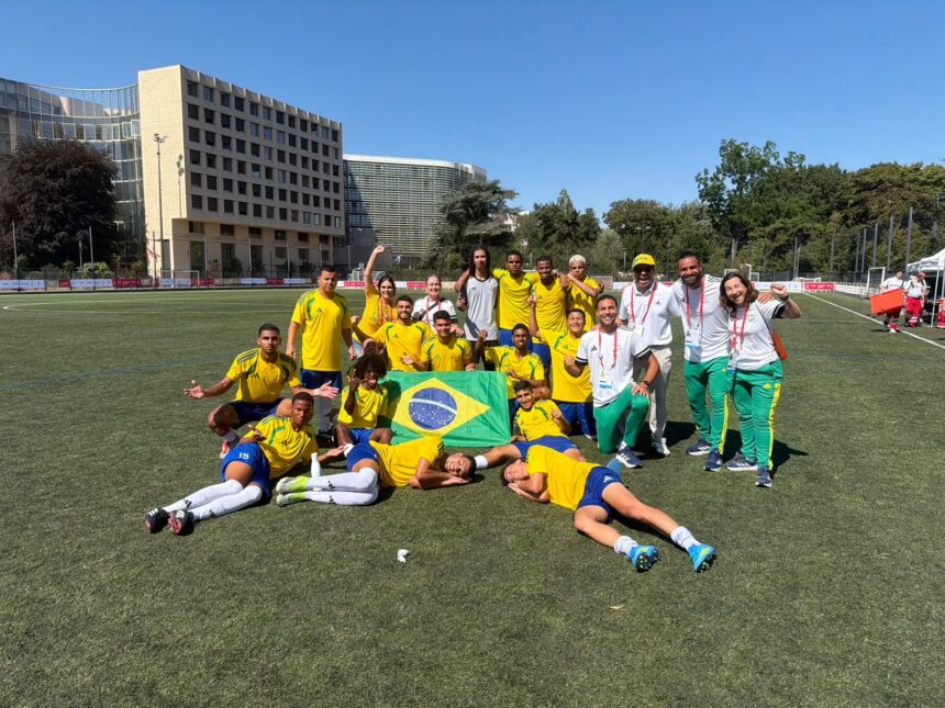 Seleção Brasileira formada por atletas do Paraesporte de Campos é campeã da Copa do Mundo Seleção Brasileira formada por atletas do Paraesporte de Campos é campeã da Copa do Mundo
