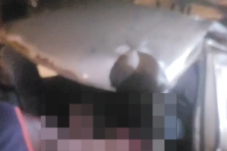 VÍDEO: Homem fica em estado grave após acidente entre carro e ônibus na BR-356, em Campos