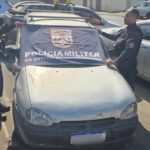 PM recupera carro roubado utilizado para crimes em Guarus