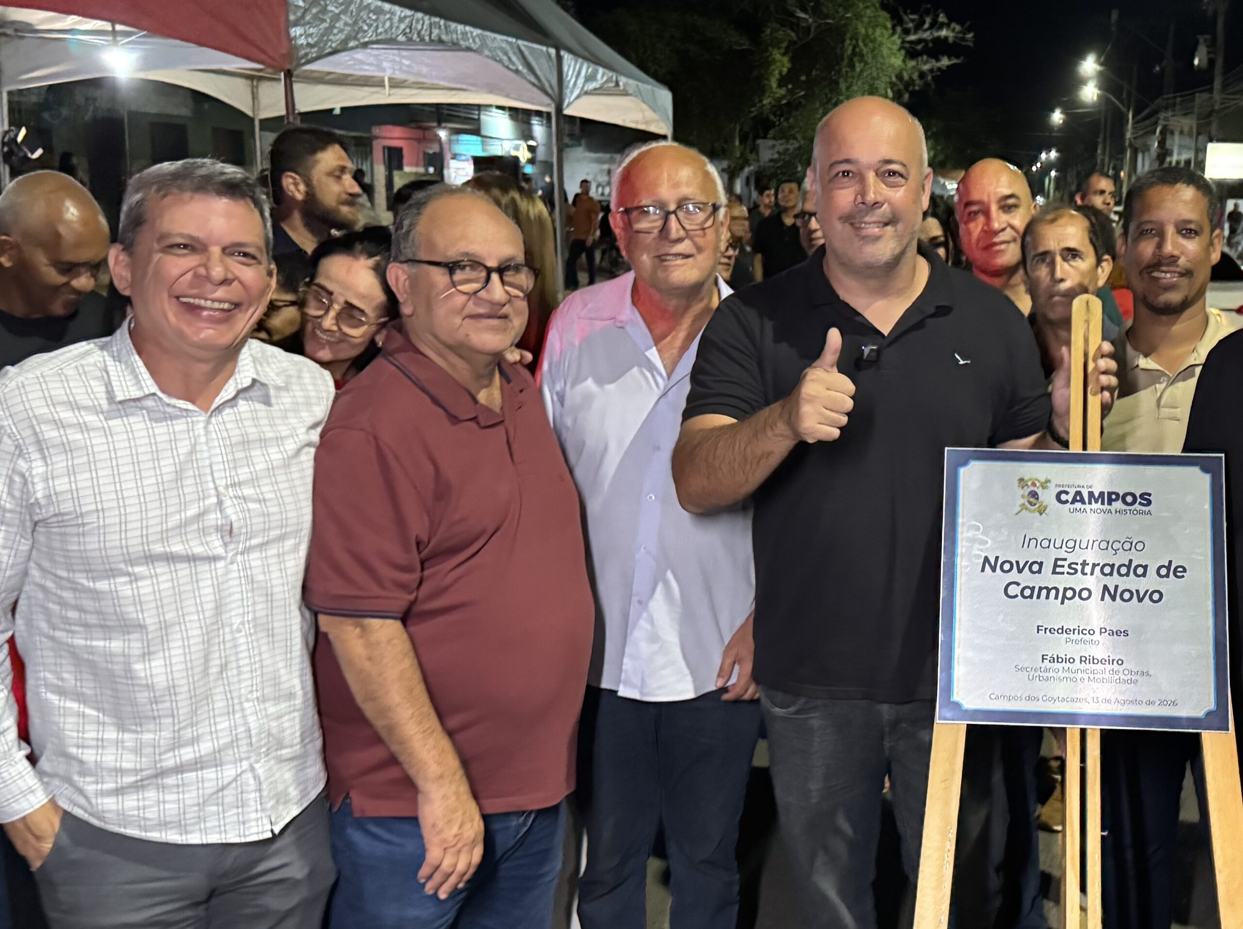 Fred Rangel destaca entrega de asfalto entre Campo Novo e Venda Nova