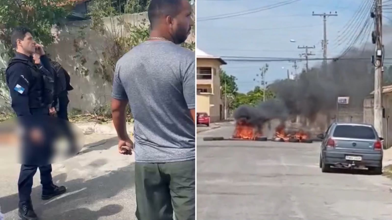 Suspeito é baleado durante perseguição e tráfico reage impondo toque de recolher em Quissamã