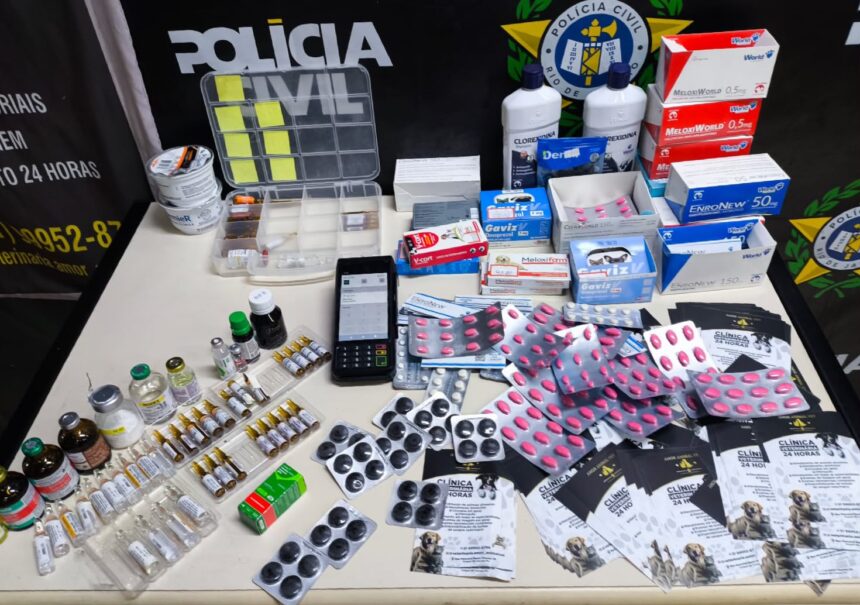 Homem é preso no Rio após se passar por veterinário, usar medicamentos vencidos e deixar gata com perna amputada