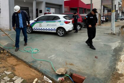 Águas do Paraíba flagra furto de água em comércio na Avenida 28 de Março