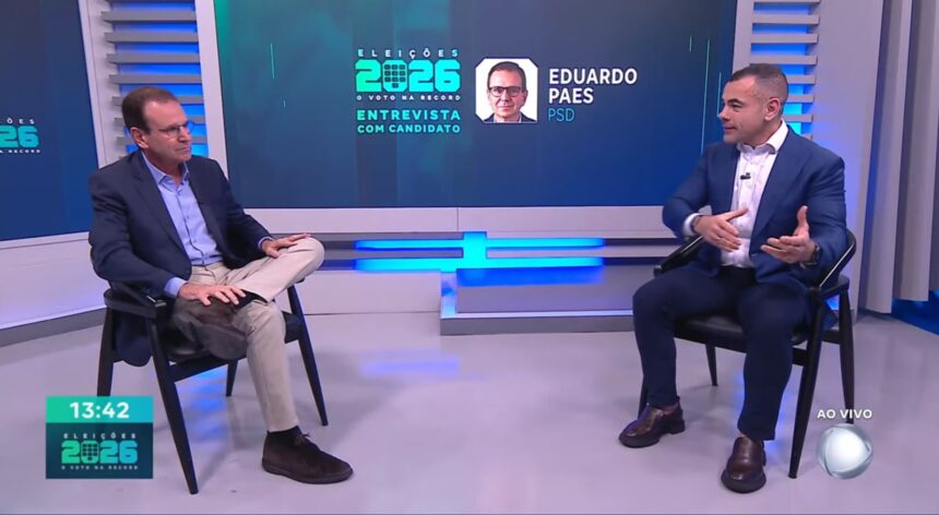 Eduardo Paes diz que não depende de futuro presidente e afirma que vai resolver crise no estado