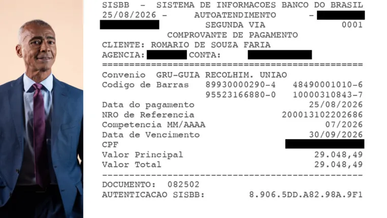 Após ser criticado por viagem à Copa, Romário devolve R$ 29 mil ao Senado