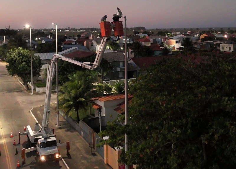 São João da Barra se aproxima de 100% da iluminação pública em LED