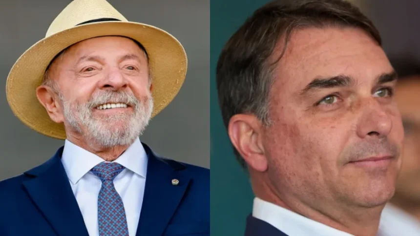 Primeira pesquisa divulgada na semana da eleição mostra Lula à frente de Flávio Bolsonaro