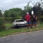 Corpo carbonizado encontrado dentro de carro em SJB pode ser de homem que matou vítima após esbarrão em bar de Farol
