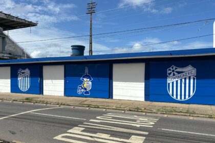 Após mobilização de torcida e parceiros, Aryzão ganha nova cara com pintura