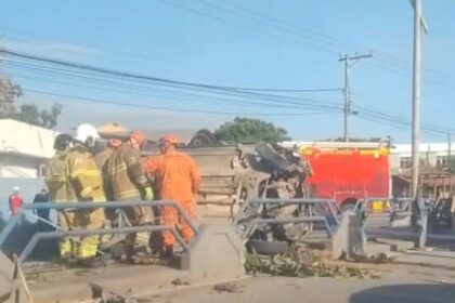 VÍDEO: Motorista que capotou na Avenida 28 de Março foi preso em flagrante após exame dar positivo para consumo de álcool e não ter carteira