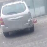 Acidente entre carro e moto deixa mulher ferida em Campos