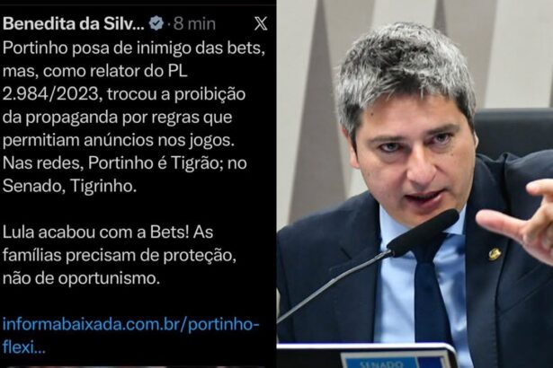 Benedita critica Portinho e relembra mudanças em projeto sobre publicidade das bets