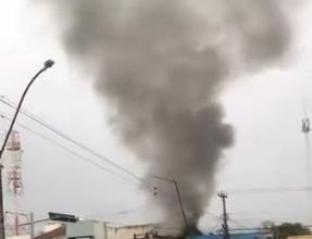 VÍDEO: Possível esquecimento de cafeteira ligada provoca incêndio dentro de residência em Campos