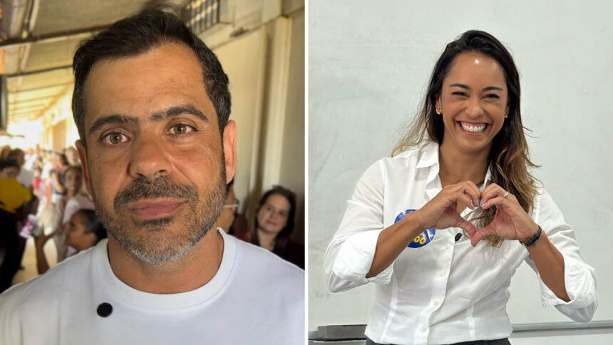 Apontados como prováveis eleitos em pesquisa, Bruno Dauaire e Ana Paula Mendes votam e projetam vitória na Alerj