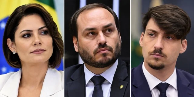 Michelle, Carlos e Jair Renan vencem nas urnas e ampliam força política da família Bolsonaro Michelle, Carlos e Jair Renan vencem nas urnas e ampliam força política da família Bolsonaro