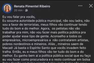 Polícia investiga procuradora de Macaé que atacou eleitores do PT e pediu que empresas não contratem “artistas, pobres nordestinos e mineiros”