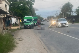 Ciclista morre após acidente com carro e van na Baixada Campista